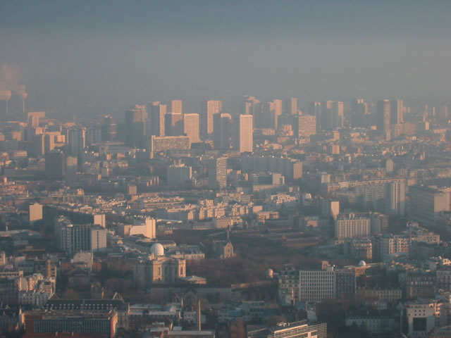 Une vue depuis la tour Montparnasse